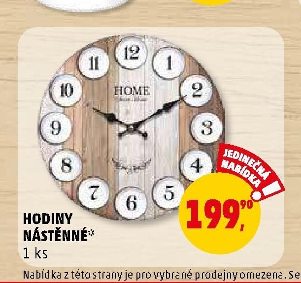 HODINY NÁSTĚNNÉ