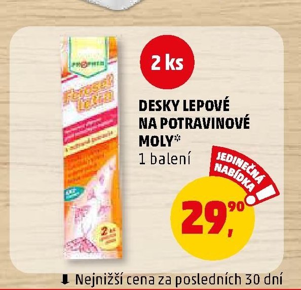 DESKY LEPOVÉ NA POTRAVINOVÉ MOLY