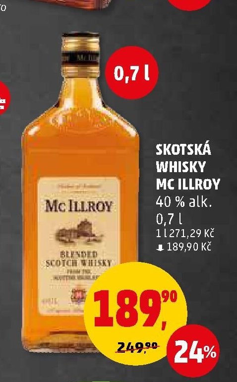 SKOTSKÁ WHISKY MC ILLROY
