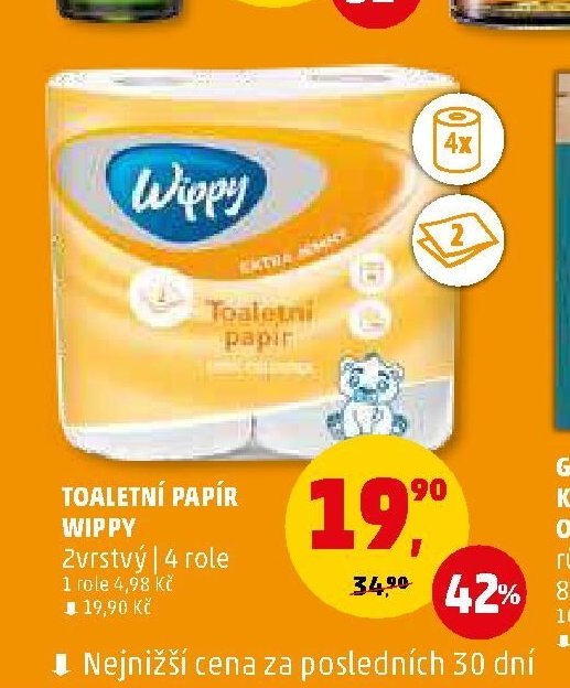 Toaletní papír Wippy