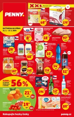 akční leták Penny Market 11.1.2024-17.1.2024