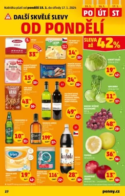 akční leták Penny Market 11.1.2024-17.1.2024