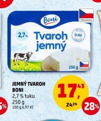 JEMNÝ TVAROH BONI
