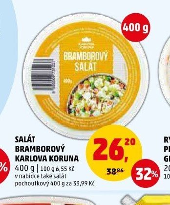 SALÁT BRAMBOROVÝ KARLOVA KORUNA
