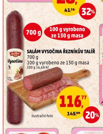 SALÁM VYSOČINA ŘEZNÍKŮV TALÍŘ