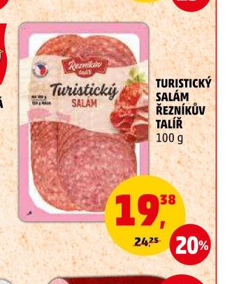 TURISTICKÝ SALÁM ŘEZNÍKŮV TALÍŘ