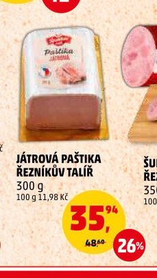 JÁTROVÁ PAŠTIKA ŘEZNÍKŮV TALÍŘ