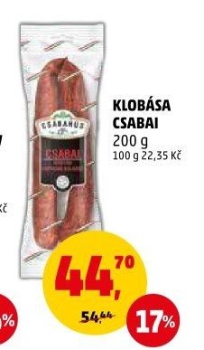 KLOBÁSA CSABAI