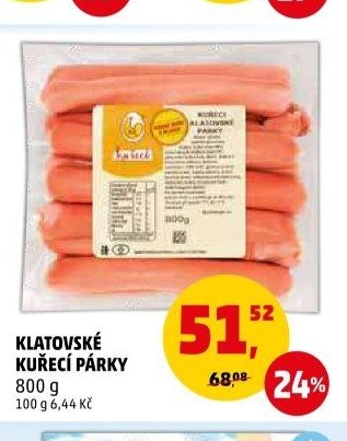 KLATOVSKÉ KUŘECÍ PÁRKY