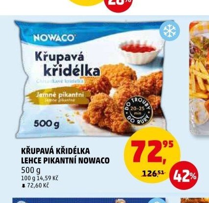 KŘUPAVÁ KŘIDÉLKA LEHCE PIKANTNÍ NOWACO