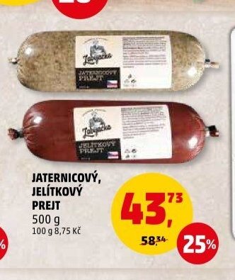 Jaternicový, jelítkový prejt