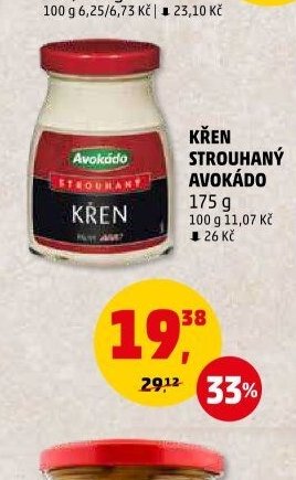 Křen strouhaný Avokádo
