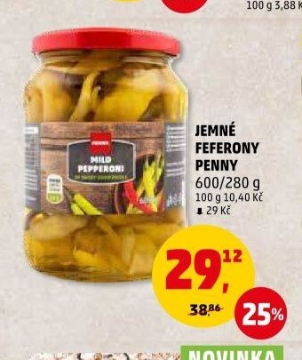 Jemné feferony Penny