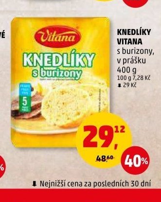 Knedlíky Vitana s burizony