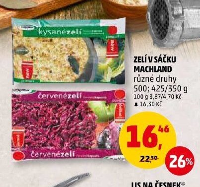 ZELÍ V SÁČKU MACHLAND různé druhy 500; 425/350 g