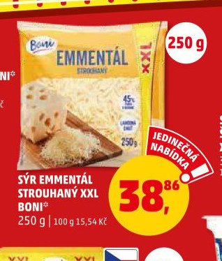 SÝR EMMENTÁL STROUHANÝ XXL BONI*