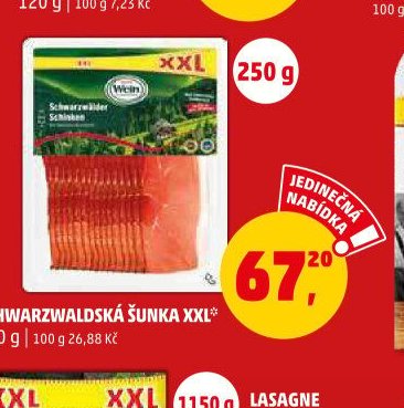 SCHWARZWALDSKÁ ŠUNKA XXL*