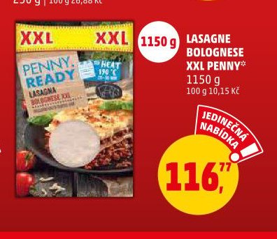 LASAGNE BOLOGNESE XXL PENNY*