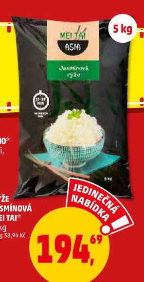 RÝŽE JASMÍNOVÁ MEI TAI 5 kg