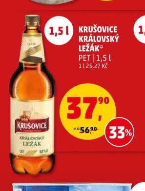 KRUŠOVICE KRÁLOVSKÝ LEŽÁK PET 1,5 l