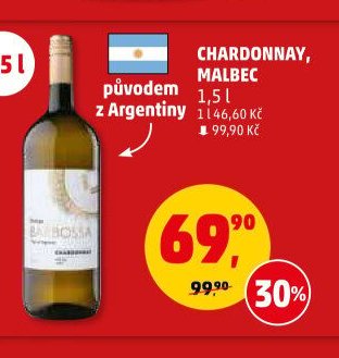 CHARDONNAY, MALBEC 1,5 l