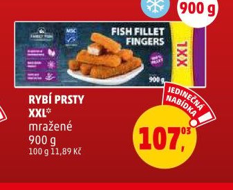 RYBÍ PRSTY XXL mražené 900 g