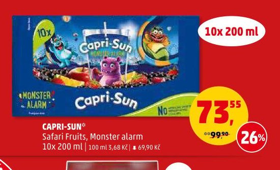 CAPRI-SUN Monster alarm 10x 200 ml