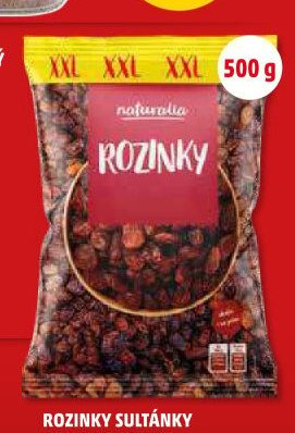 ROZINKY SULTÁNKY NATURALIA XXL 500 g