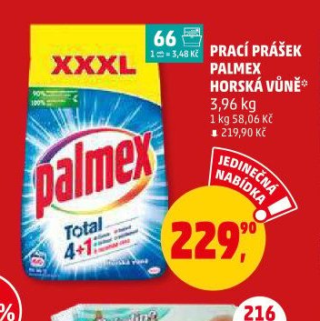 PRACÍ PRÁŠEK PALMEX HORSKÁ VŮNĚ