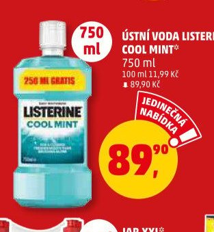 ÚSTNÍ VODA LISTERINE COOL MINT