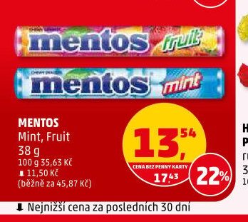 MENTOS Mint, Fruit