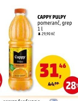 CAPPY PULPY pomeranč, grep 1 l