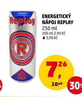 ENERGETICKÝ NÁPOJ REPLAY 250 ml