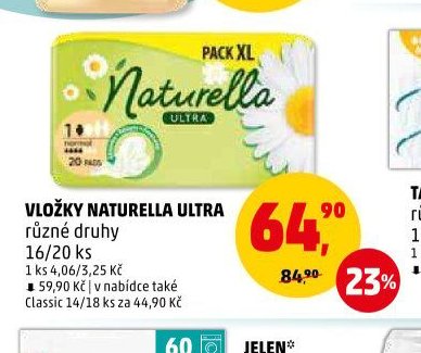 VLOŽKY NATURELLA ULTRA