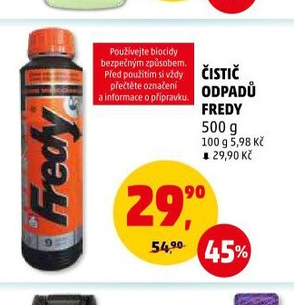 ČISTIČ ODPADŮ FREDY