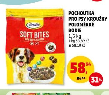 POCHOUTKA PRO PSY KROUŽKY POLOMĚKKÉ BODIE