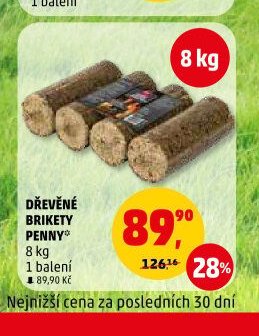DŘEVĚNÉ BRIKETY PENNY
