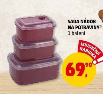SADA NÁDOB NA POTRAVINY