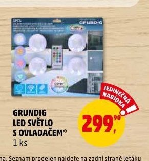 GRUNDIG LED SVĚTLO S OVLADAČEM