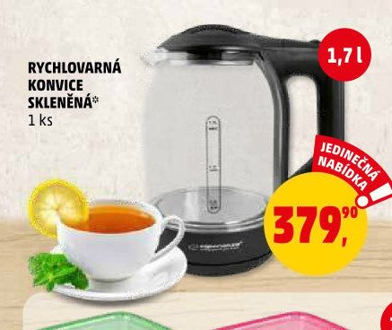 RYCHLOVARNÁ KONVICE SKLENĚNÁ