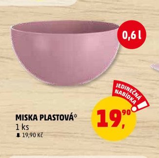 MISKA PLASTOVÁ