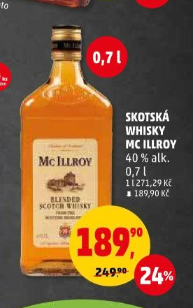 SKOTSKÁ WHISKY MC ILLROY
