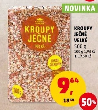 Ječné kroupy Karlova Koruna