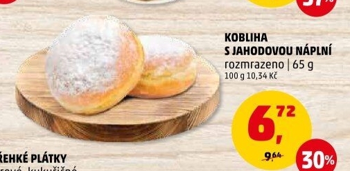 Kobliha s ovocnou náplní