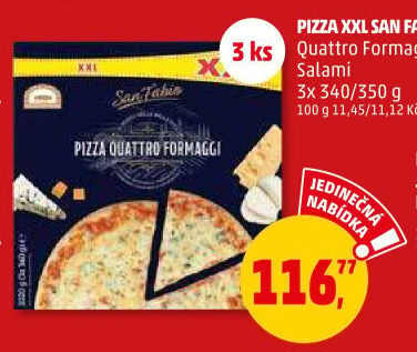 Pizza mražená San Fabio
