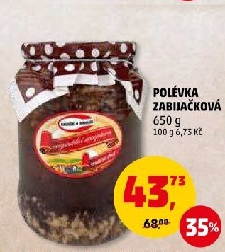 Polévka zabijačková Řeznictví Kněždub Náhlík&