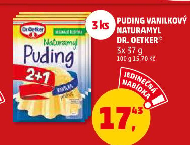 Pudink Naturamyl Dr. Oetker