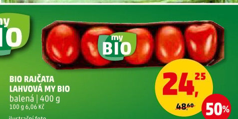 Rajčata lahvová bio My BIO
