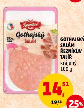 Salám Gothaj Řezníkův talíř