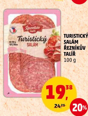 Salám turistický Řezníkův talíř